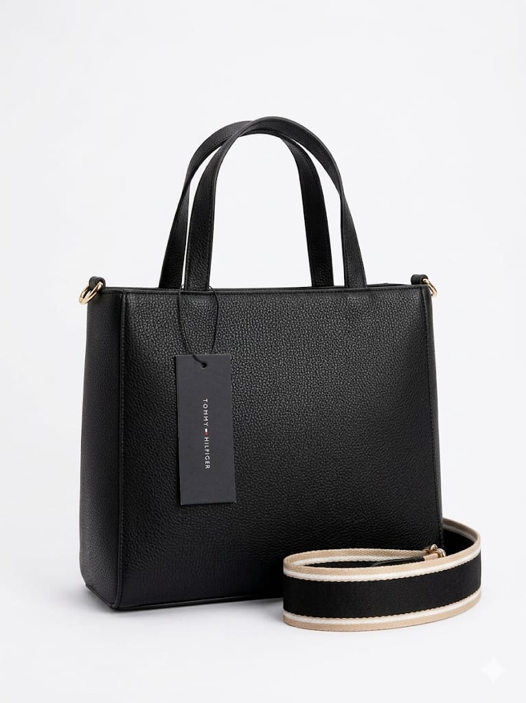 Mini-satchel-Tommy-Hilfiger-negra-convertible-a-crossbody